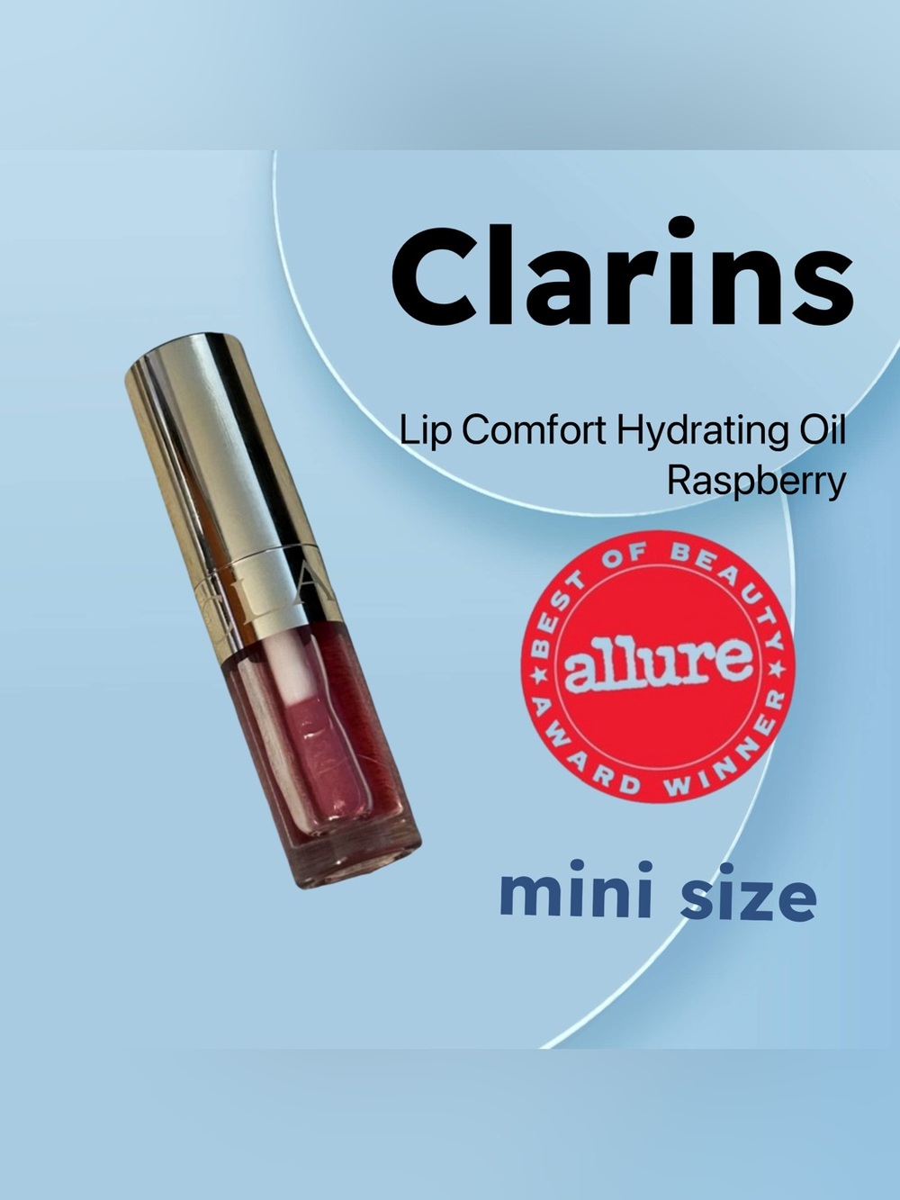 🌟🇫🇷🆕*NEW* CLARINS | MINI | Award winning Raspberry Lip Comfort Hydrating Oil